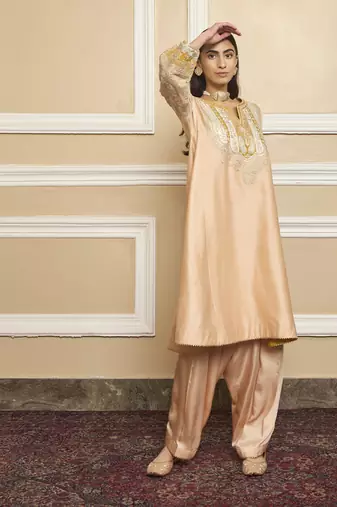 Mohsina rosepink kurta set