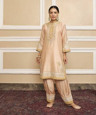 Sabaa rosepink kurta set 1