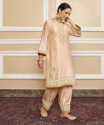 Sabaa rosepink kurta set 4