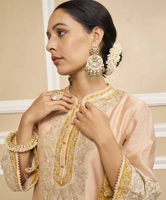 Sabaa rosepink kurta set 5