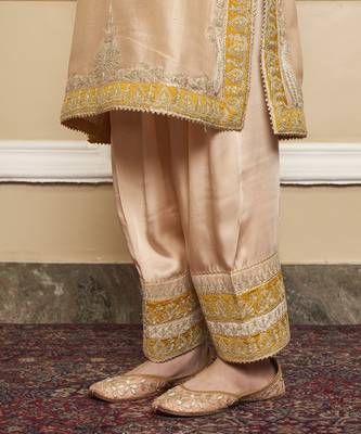 Resham rosepink kurta set 3