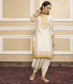 Myreen daisy ivory kurta set