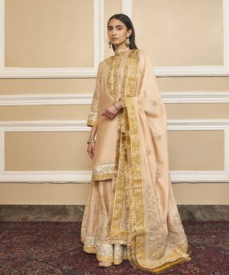 Raina rosepink sharara set 4