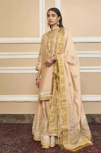 Raina rosepink sharara set