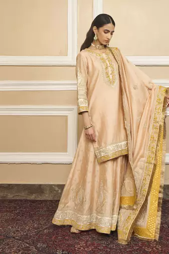 Raina rosepink sharara set