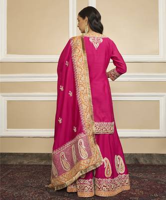 Amira hotpink sharara set 3
