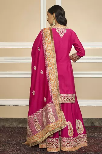 Amira hotpink sharara set
