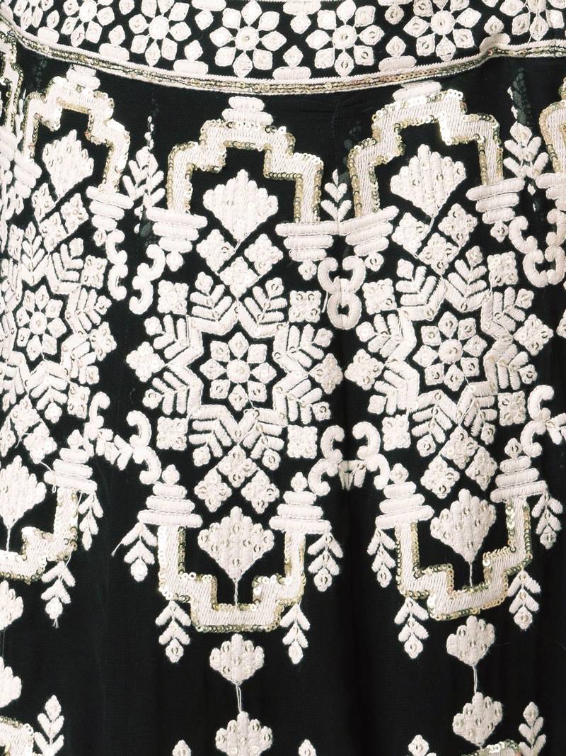 Wonderful Black Sequins Georgette Sangeet Wear Lehenga Choli