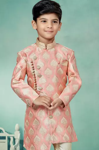 Gold  stone and thread zari work indowestern