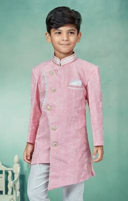 Off white  stone and thread zari work indowestern 2