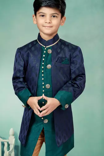 Cheekoo  stone and thread zari work indowestern
