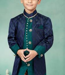 Cheekoo  stone and thread zari work indowestern