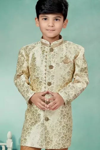 Cheekoo thread and lesh work indowestern