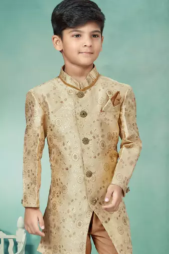 Cheekoo thread and lesh work indowestern