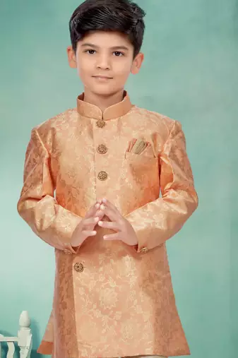 Gold thread and lesh work indowestern