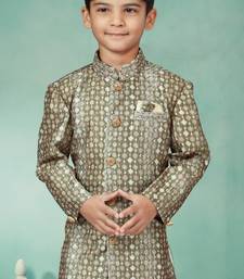 Cheekoo full thread computer amrodery and degital print indowestern