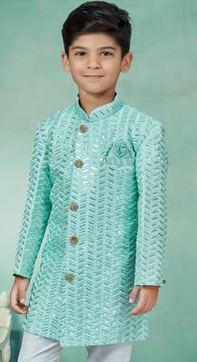 Off white computer amrodery booti with thread silver zari stone work indo 2