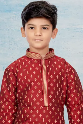 Cheekoo printed kurta pajama with less work