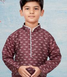 Off white printed kurta pajama