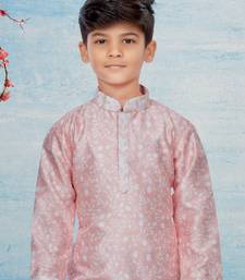 Off white flower printed kurta pajama