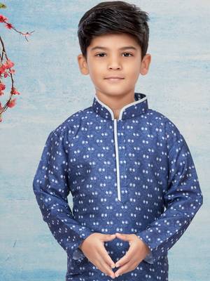 Off white  printed kurta pajama 2