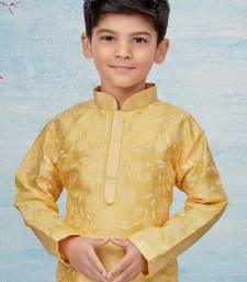 Off white flower printed kurta pajama