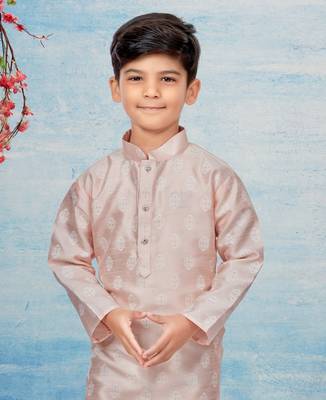 Off white  printed kurta pajama 2