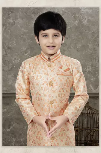 Fown classic indowestern sherwani set with thread and less work with fancy button