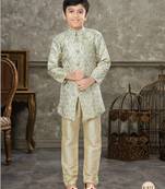 Fown classic indowestern sherwani set with thred and less work with fancy button