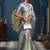 Designer grey weaving zari border organa saree