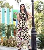 Floral Printed Straight Kurta with Palazzo