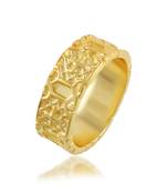 Brass gold christian jewellery finger ring challa