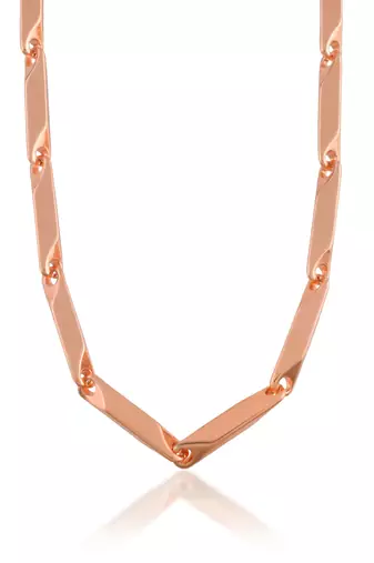 Pure copper thick heavy designer necklace chain men women