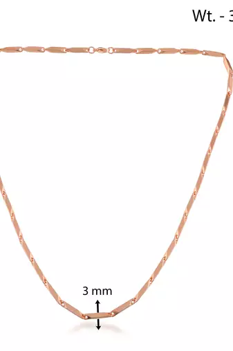 Pure copper thick heavy designer necklace chain men women