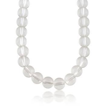 dzine trendz crystal bead rosary mala white 2