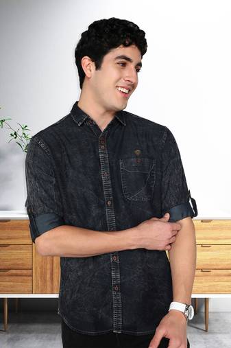 Men's denim casual shirt | denim casual shirt for men