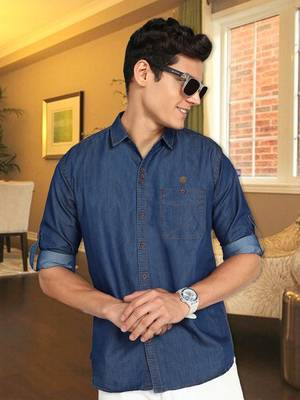 Men's denim casual shirt | denim casual shirt for men 1