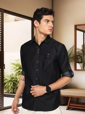 Men's denim casual shirt | denim casual shirt for men 1