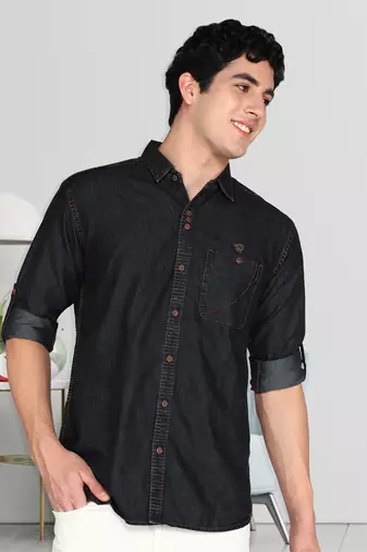 Men's denim casual shirt | denim casual shirt for men