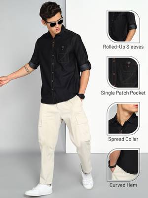 Men's denim casual shirt | denim casual shirt for men 5