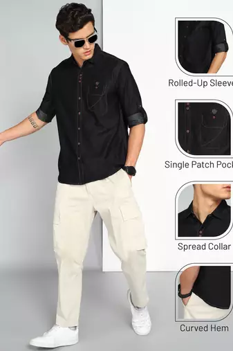 Men's denim casual shirt | denim casual shirt for men