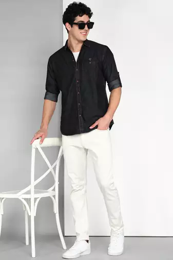 Men's denim casual shirt | denim casual shirt for men