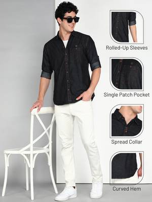Men's denim casual shirt | denim casual shirt for men 5