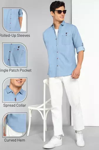Men's Denim casual shirt | Denim Casual Shirt For Men