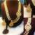 gold kundan beautiful 3 line rani haar necklace set with matching earrings