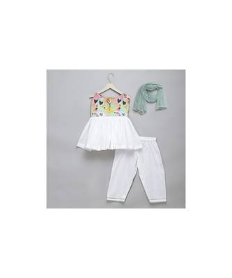 Brother sister figure rakhi kurta set 3