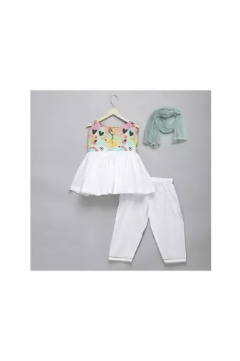 Brother sister figure rakhi kurta set