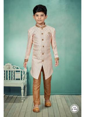 Cheekoo thread and lesh work indowestern 1