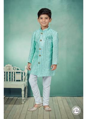 Off white computer amrodery booti with thread silver zari stone work indo 1