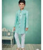 Off white computer amrodery booti with thread silver zari stone work indo